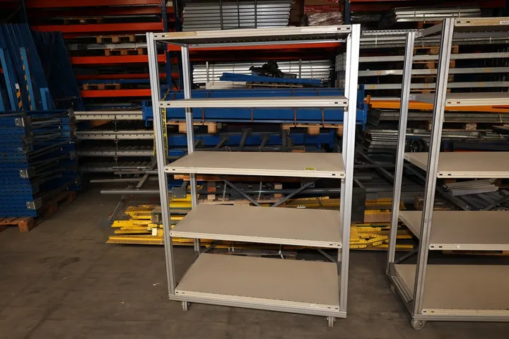 1 x Rollregal / Transportwagen Maße: 129 x 68 x 200 cm